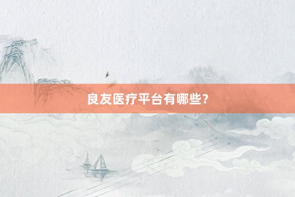 良友医疗平台有哪些？